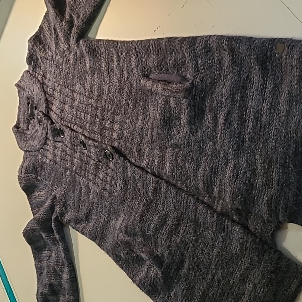Calvin Klein Long Sweater In Grey
